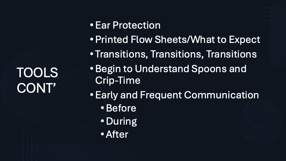 A list of additional accessibility tools